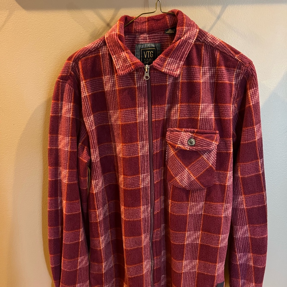 VTG 1946 Flannel Zip Up